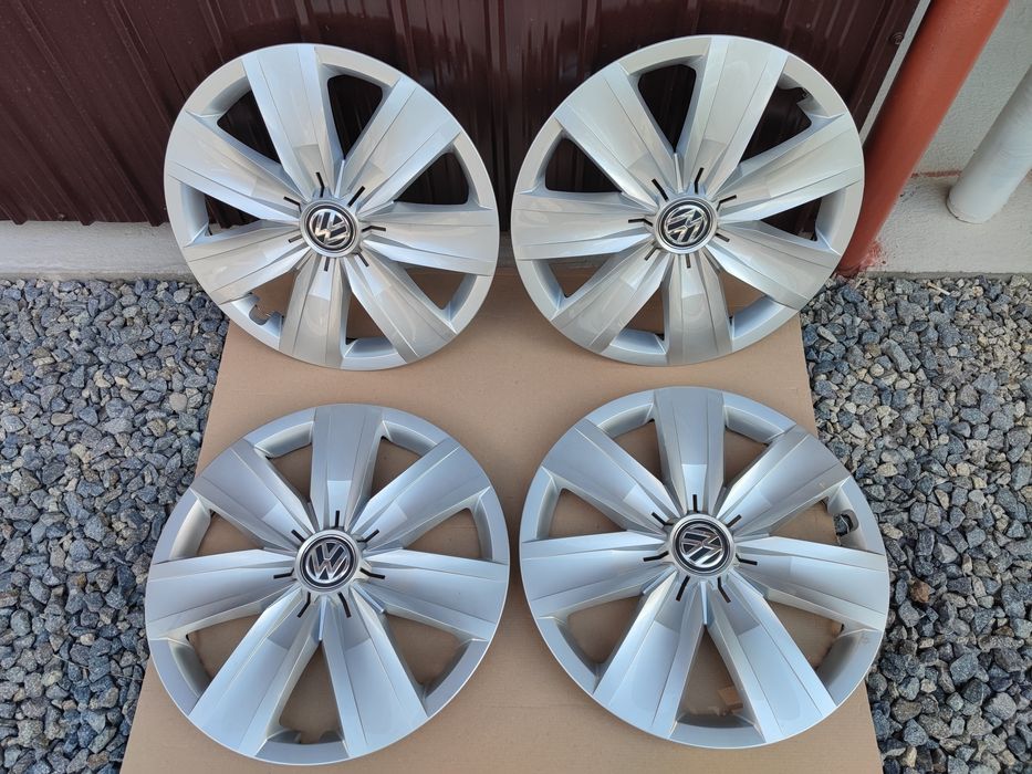4x capace originale Vw R16 Golf 5 6 7 8 Touran T-Roc Beetle Passat Jet