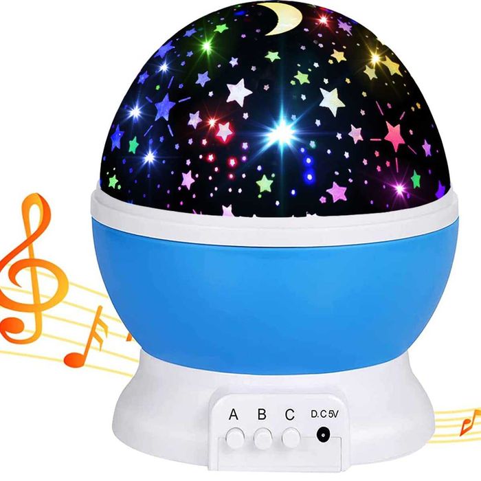 Lampa 2in1 cu Proiector de Cer Instelat Lumina de Noapte Rotativa 360°