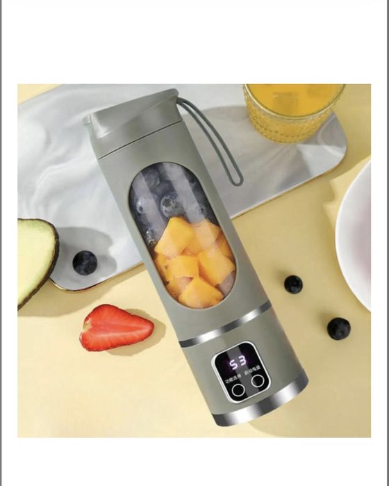 Преносим блендер за смути, нов, с USB зареждане