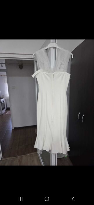 Rochie alba marime 36
