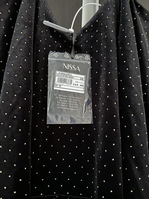 Salopeta Nissa din catifea noua