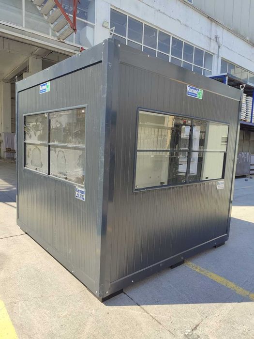 110х110 / 135х135 Охранителна кабина/Кабина за охрана/Панелен павилион