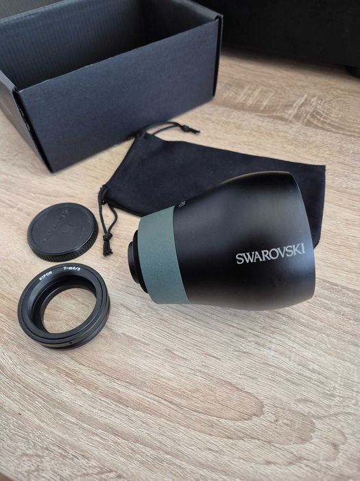 Adaptor Swarovski TLS APO 23mm + Inel T2 Olympus (Micro 4/3)