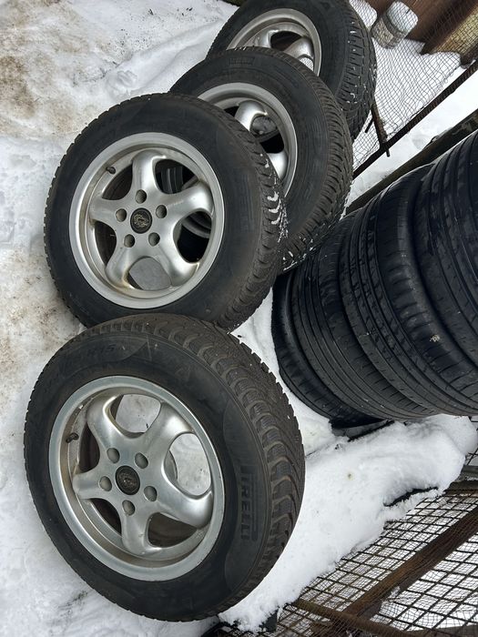 Vand 4 roti pe 15” de iarna  5x112 VW GOLF 5 ,6 . 195/65/15