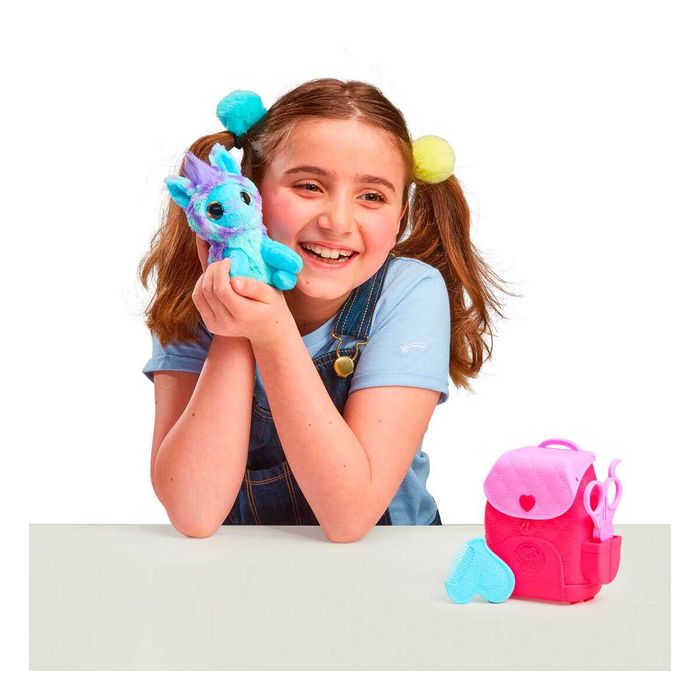 Плюшено кученце подстригване и прически в чантичка с аксесоари