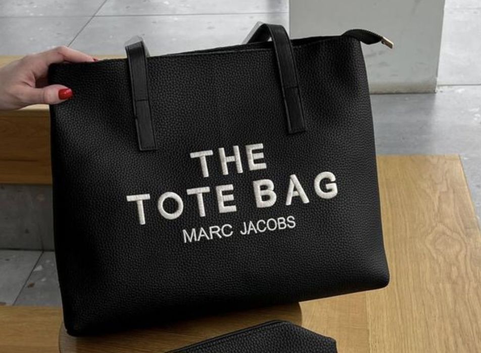 Черна дамска чанта the tote bag