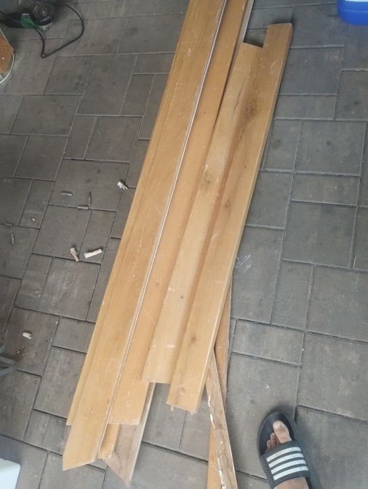 Stalpi balustrada lemn masiv