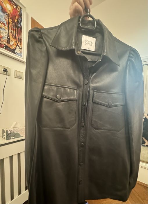 Cămasă / geacă piele naturală