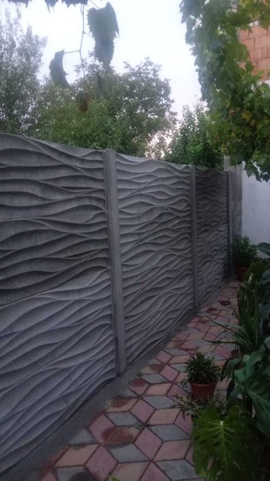 Gard de beton  prefabricat