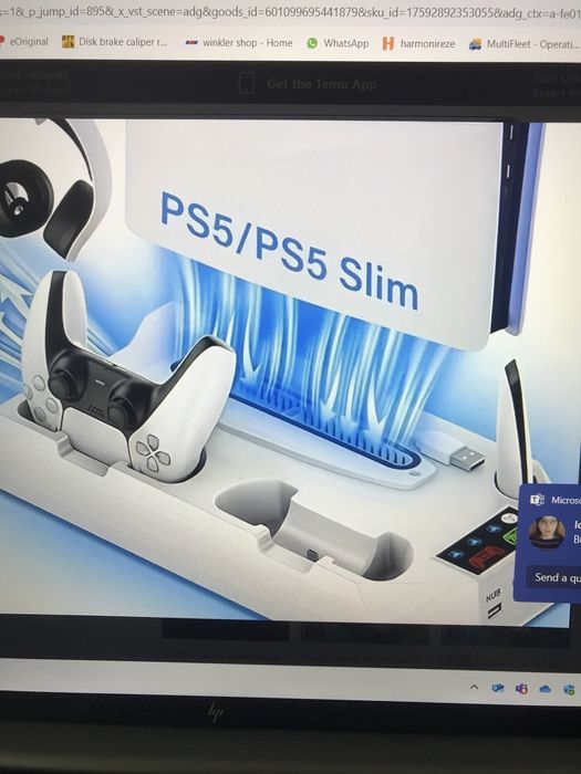 Suport consola ps5 cu ventilator