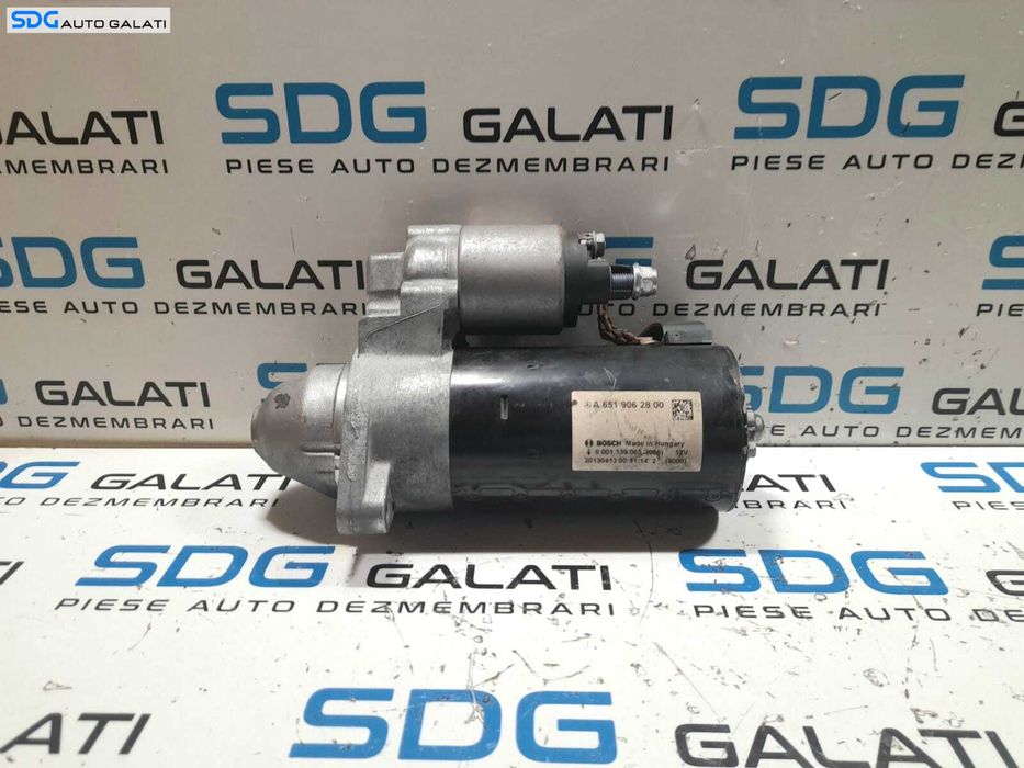 Electromotor cu 13 Dint Mercedes CLS C218 X218 CLS220 CLS250 2.2 CDI 2011 - 2017 Cod A6519062800 0001139065 [N0255]