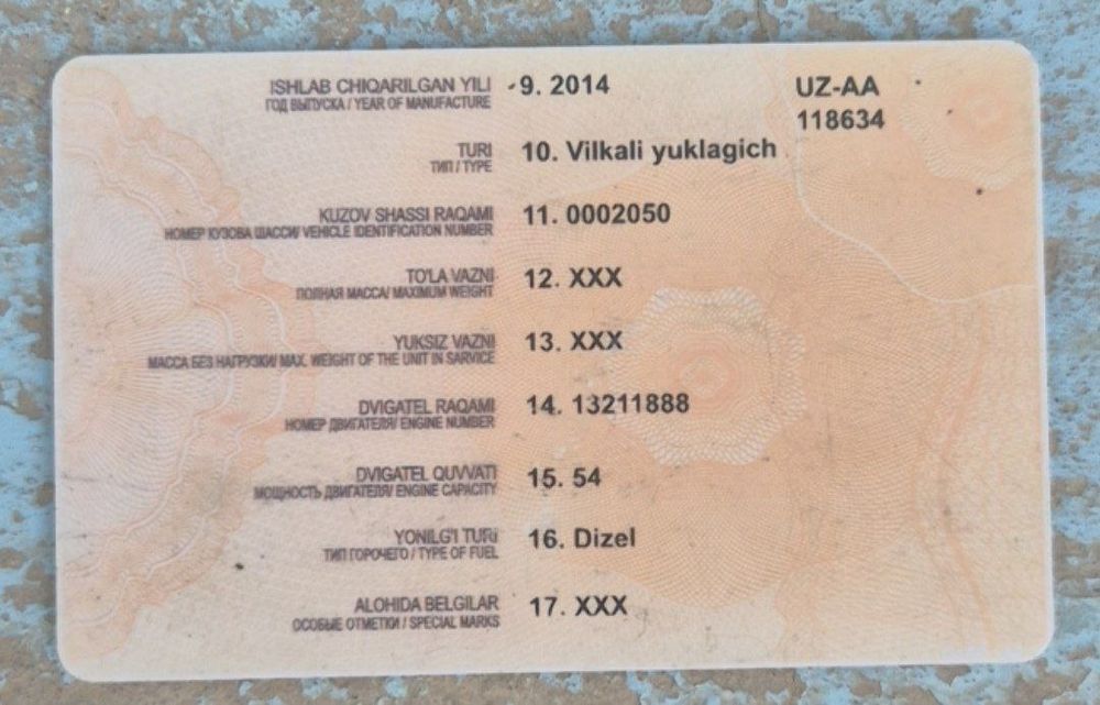 Kara sotiladi 2 tonnali 6000