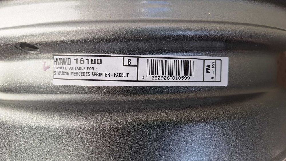 Jante NOI Mercedes Sprinter VW Crafter punte dubla R16
