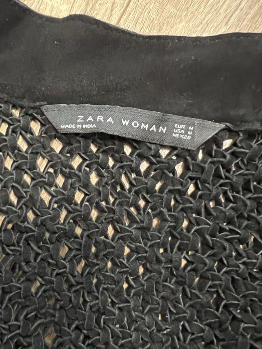 Geaca noua piele naturala Zara marimea M