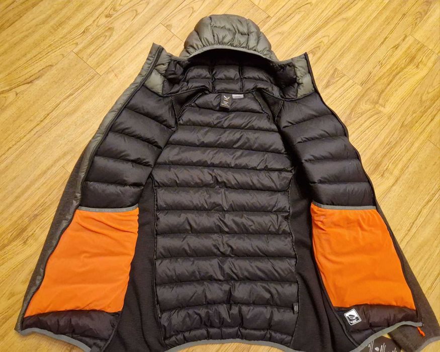 Geaca puf Salewa Sarner hybrid Merino wool, masuri 46 si 56, ocazie!