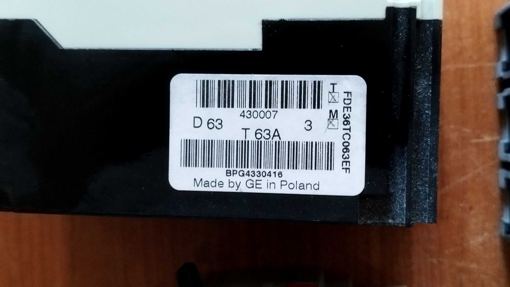 Автоматични Трифазни прекъсвачи GE Record Plus FD63 - 63A (General Electric)