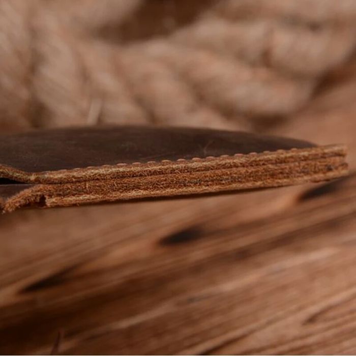 Portofel slim din piele naturala