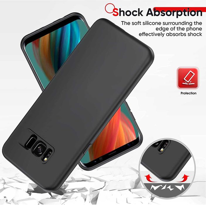 Матов Силиконов Кейс за Samsung Galaxy S8 Супер защита