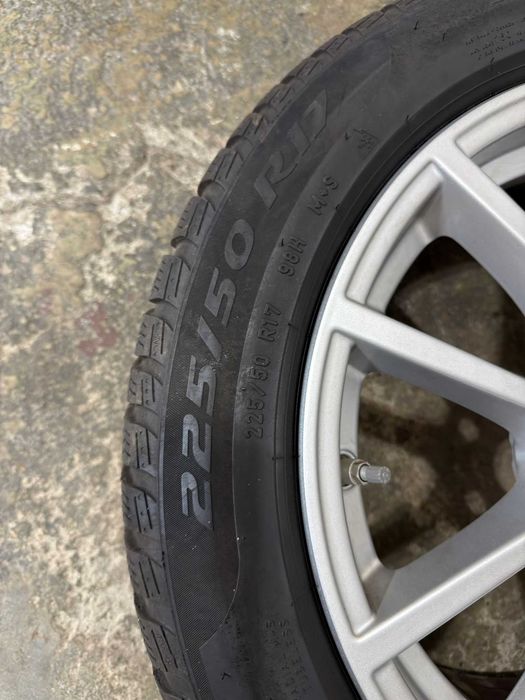 Jante 17 5x112 ET30 Mercedes C E Class audi A4 vw bmw + 225/50 R17 iarna