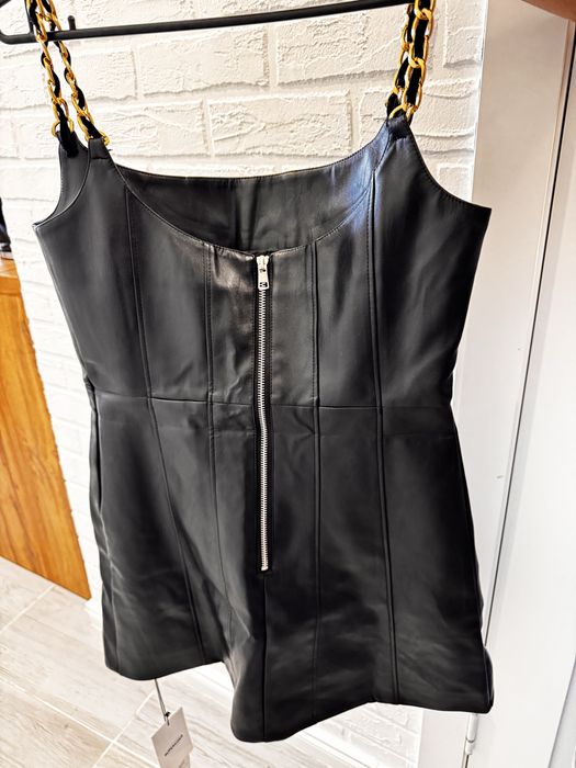 Кожаный сарафан