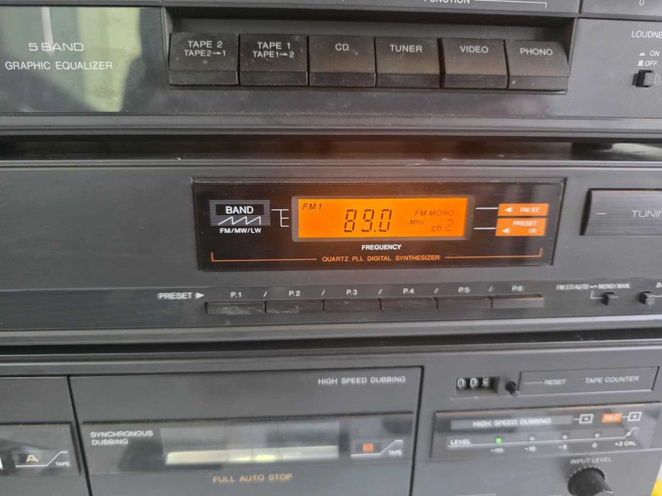 Sanyo System 288 Japonia complet, 5 componente, reconditionat, manuale originale