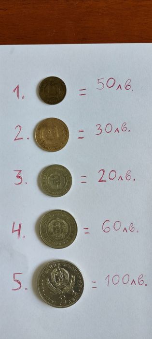 Монети и банкноти