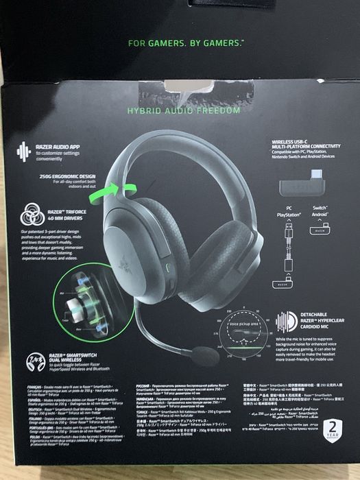 Casti cu microfon Gaming Razer Barracuda X Wireless