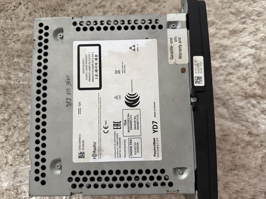 Vand navigatie MIB2 CP OFF, toate activarile active