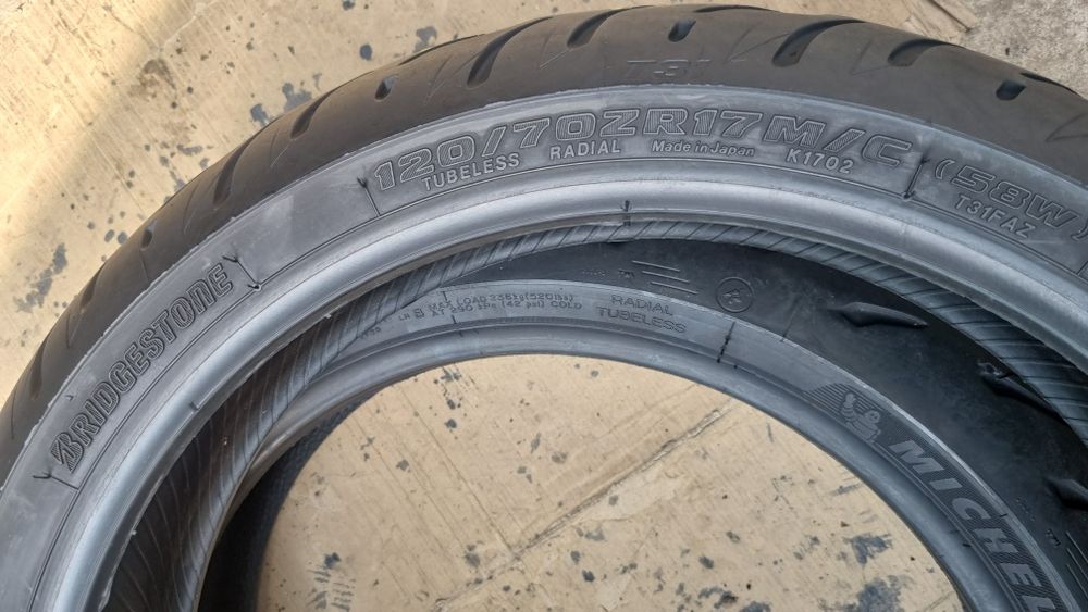 Anvelopa Moto Bridgestone 120/70 ZR17 Impecabilă DOT1521.