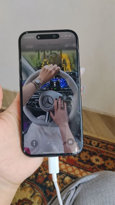 Айфон15 128GB Түн көгі Жөнделмеген Оригинал