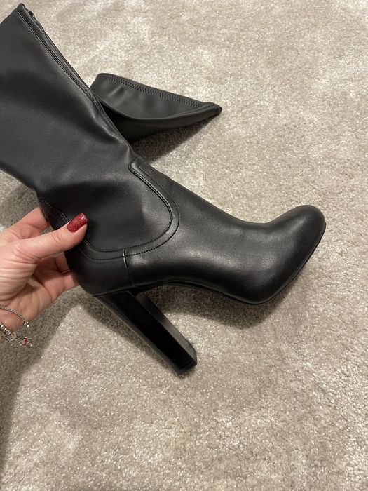 Cizme peste genunchi guess piele naturala