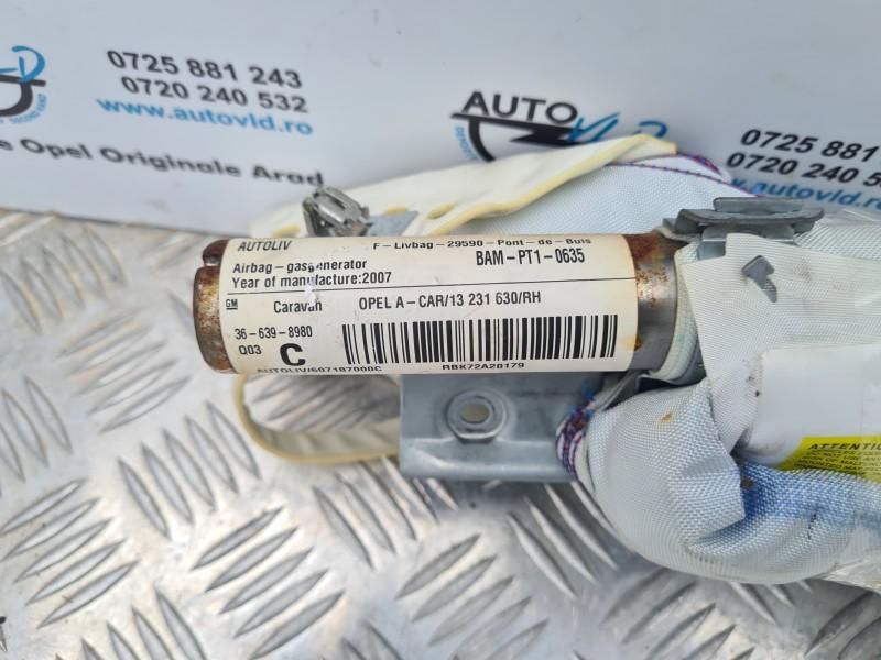 Airbag cortina dreapta Opel Astra H facelift