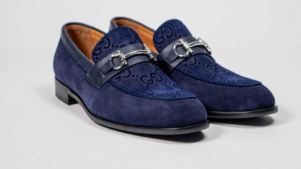 Мъжки Обувки Gucci Jordy Guccissima от ВЕЛУР