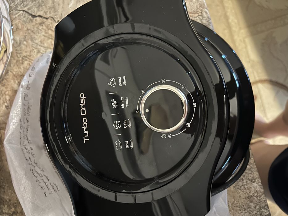 Капак Tefal - Turbo Crisp, 1600W, 6 l, черен