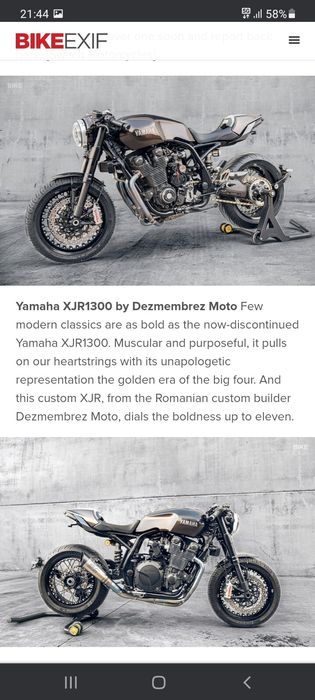 Cafe Racer : Yamaha XJR 1300   Custom Built   " Kojiro "