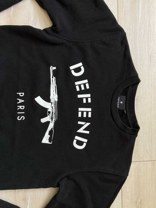 Defend Paris мъжка черна блуза фланела размер М