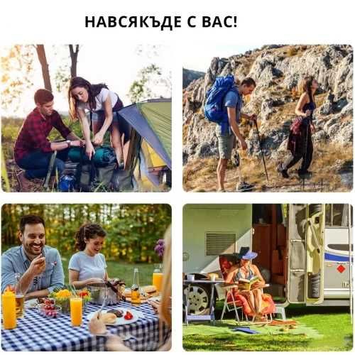 Туристически газов котлон с пиезозапалване + куфарче