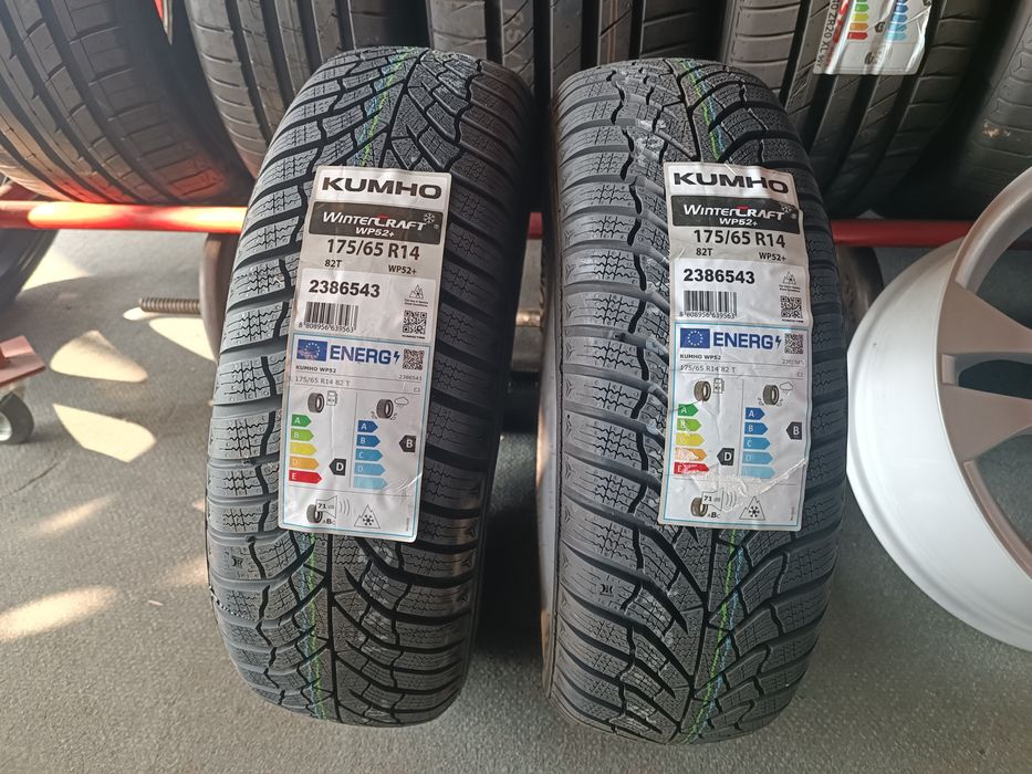 2 бр. Нови зимни гуми 175 65 14 Kumho