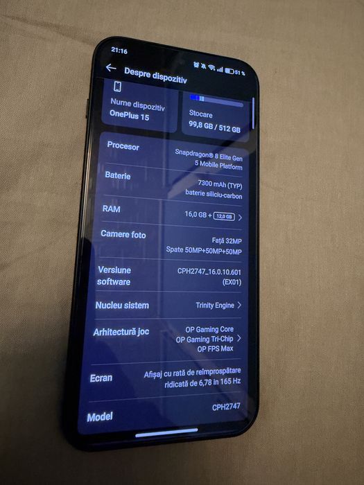 Oneplus 15 , full box !