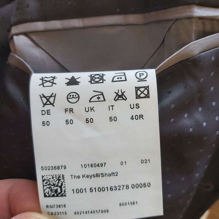 Sacou HUGO BOSS, 100% lână