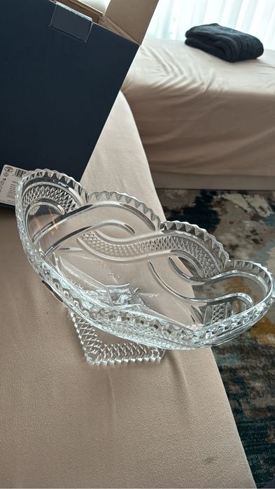 Bol/fructiera de cristal Bohemia