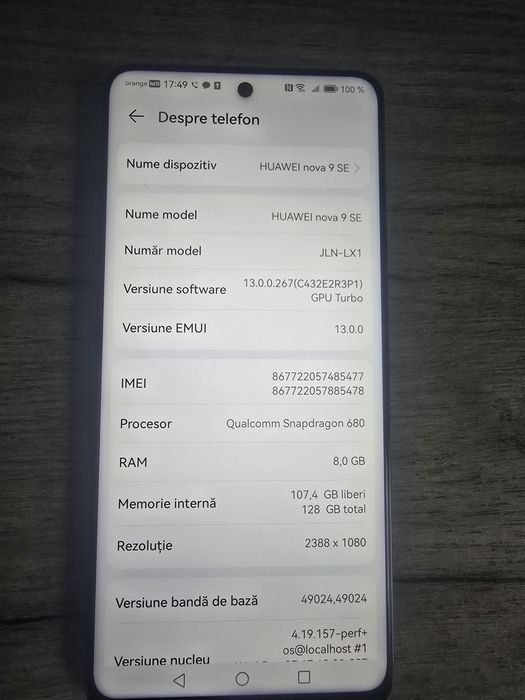 Huawei Nova 9 SE