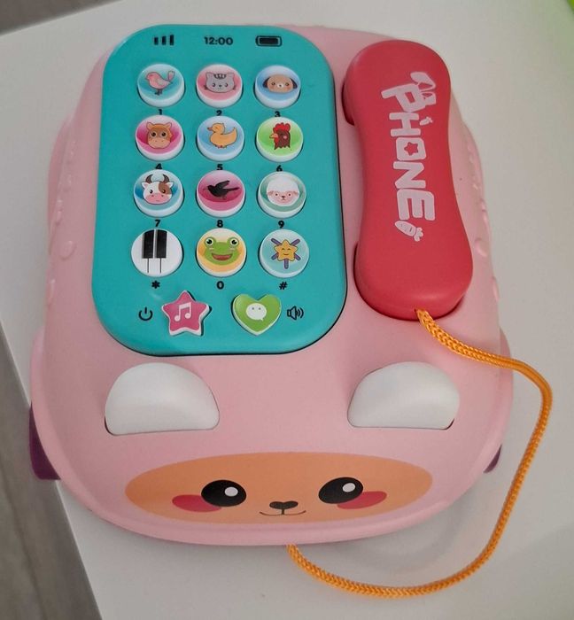 Telefon jucărie interactivă cu sunete