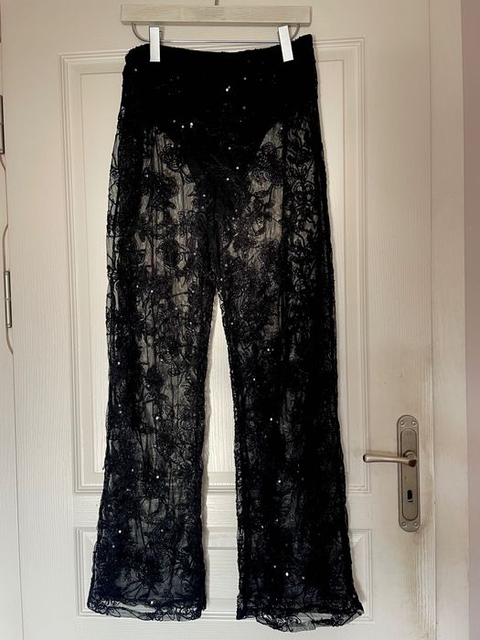 Дантелен Панталон Pull and Bear/Zara L Нов