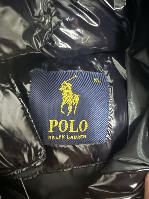 Geaca Polo Ralph Lauren - Black Glossy Puffer - XL