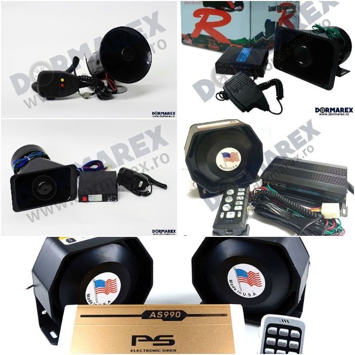 Stroboscoape auto stroboscop LED grila parbriz - rosu albastru galben