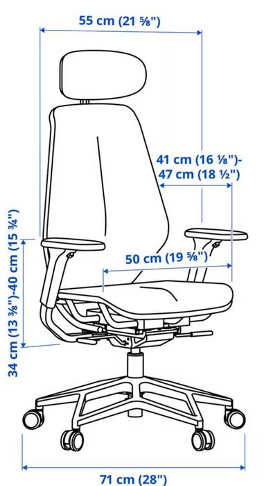 Scaun de gaming/birou IKEA STYRSPEL