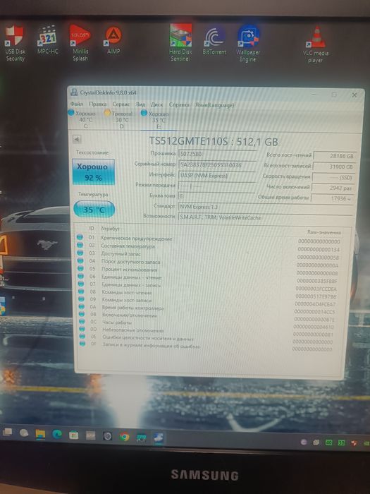 Продам ссд m2 512 gb