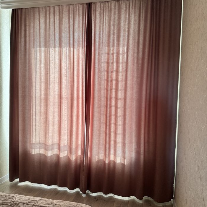 Шторы с тюлью.