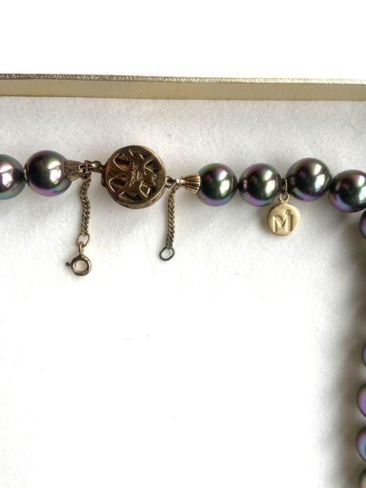 Coiier de perle original designer Majorica Pearls